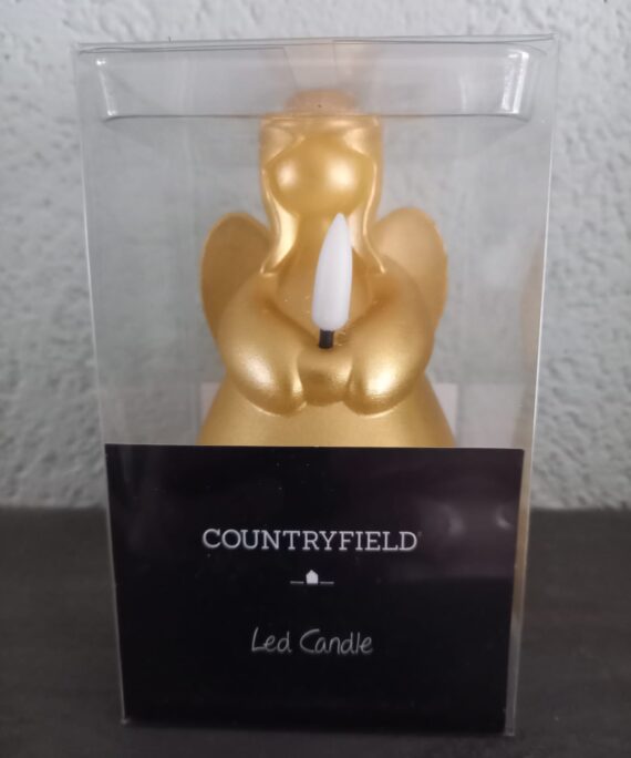 Kaars, Led, Engel, Countryfield